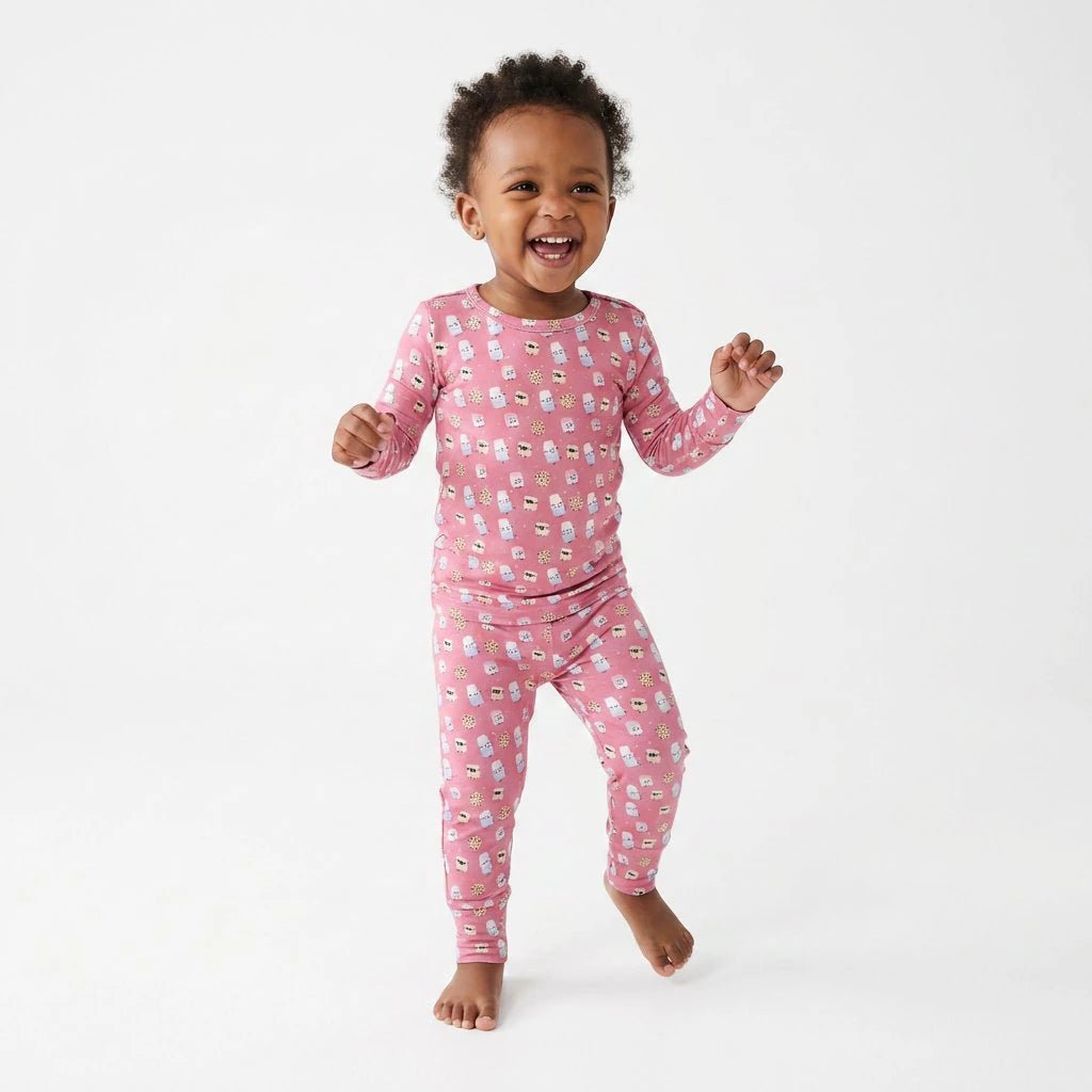 Bamboo 2 Piece PJ - Cookies & Milk - Kiddie Kips