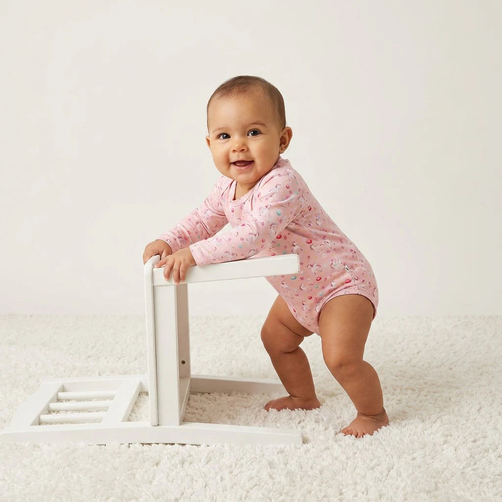 Bamboo Full Sleeve Body Suit - Tiney Horns