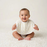 Muslin Burpy Bib - Giraffe Friends - Kiddie Kips