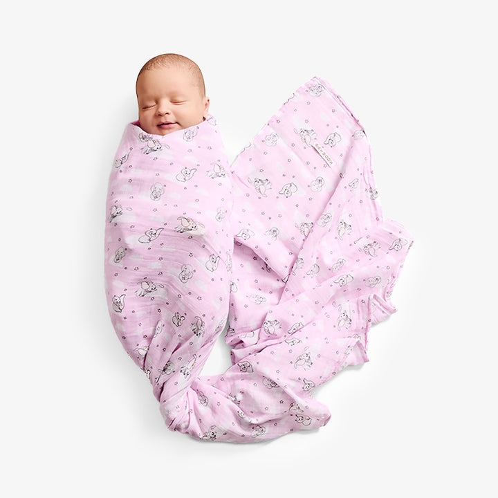 Muslin Swaddle - Elephant Print