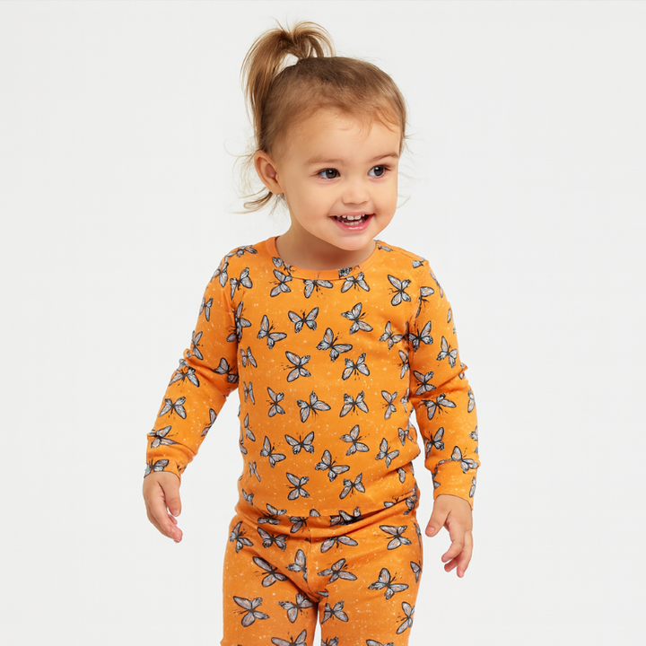 2 Piece PJ - Butterfly Print