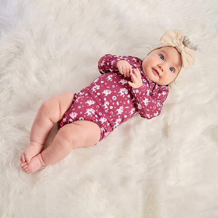 Full Sleeve Body Suit - Unicorn Print