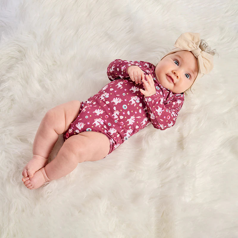 Bamboo Full Sleeve Body Suit - Tiney Horns
