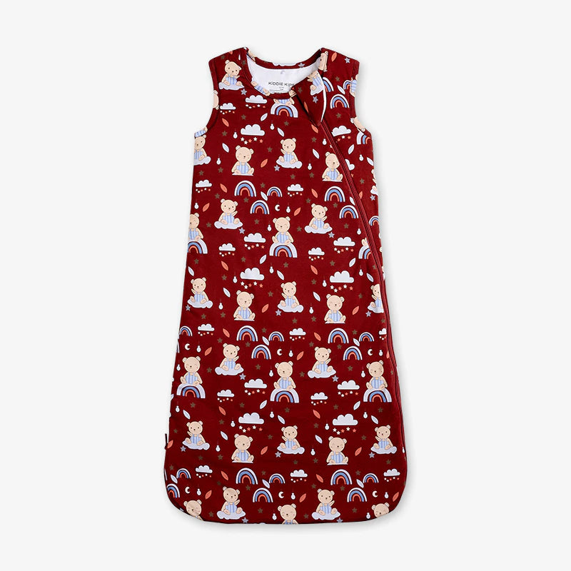 Bamboo Organic Muslin Sleep Sack - Teddy Snuggle