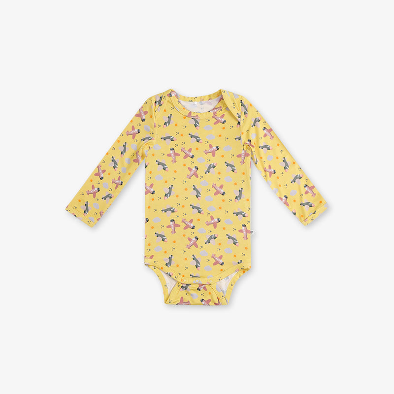 Full Sleeve Body Suit -Airplane Print