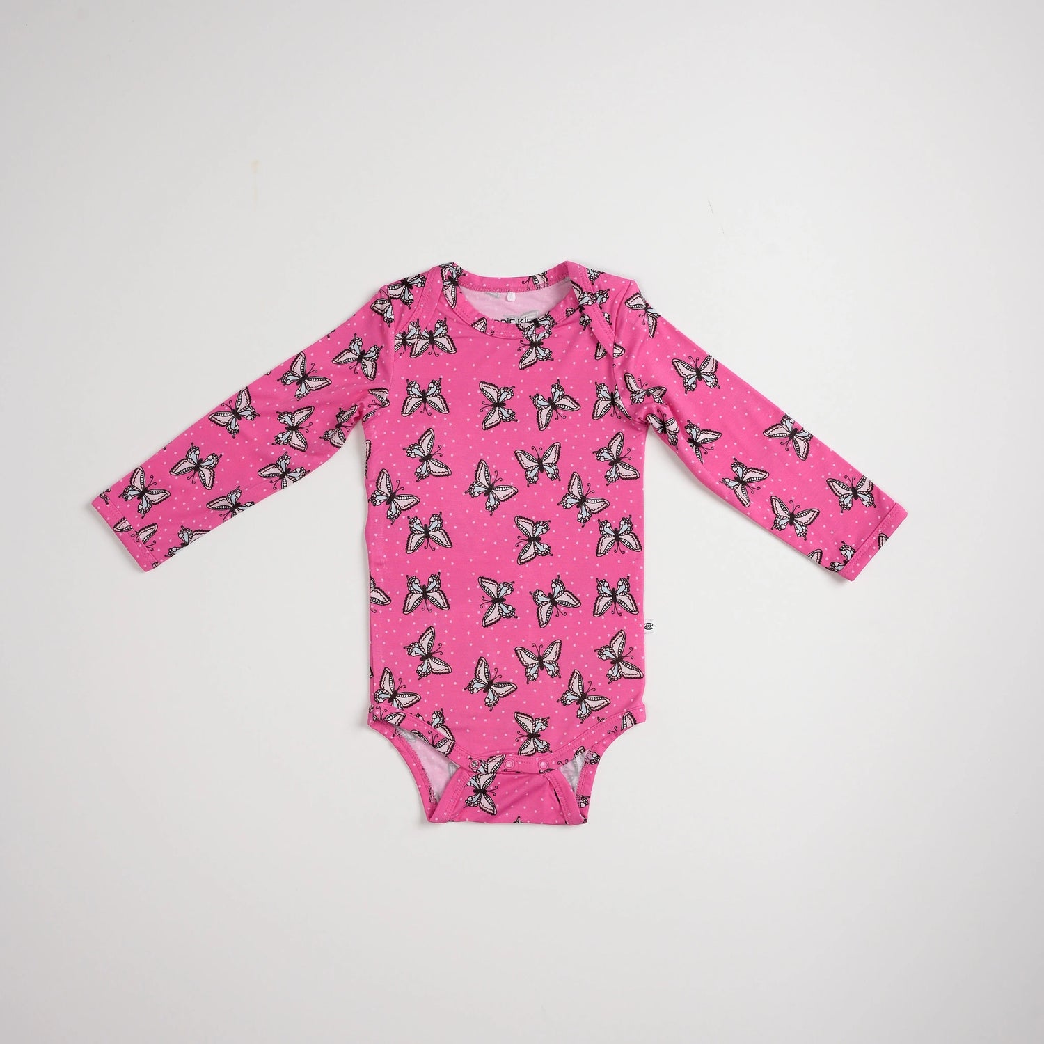 Bamboo Full Sleeve Body Suit - Dreamy Flutter - Kiddie Kips