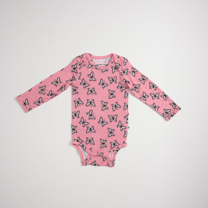 Full Sleeve Body Suit - Butterfly Print