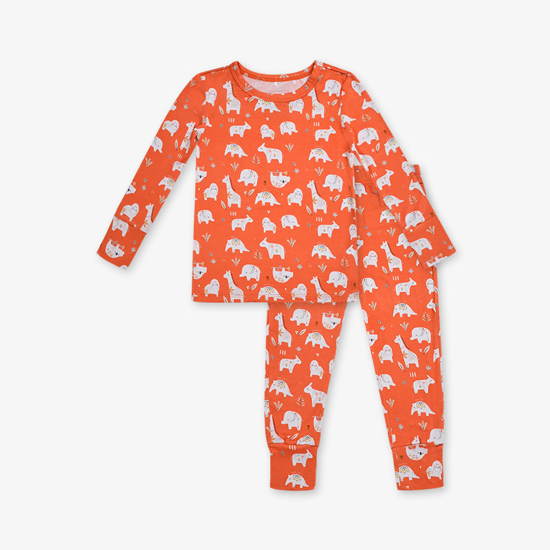 Bamboo 2 Piece PJ - Safari Buddies