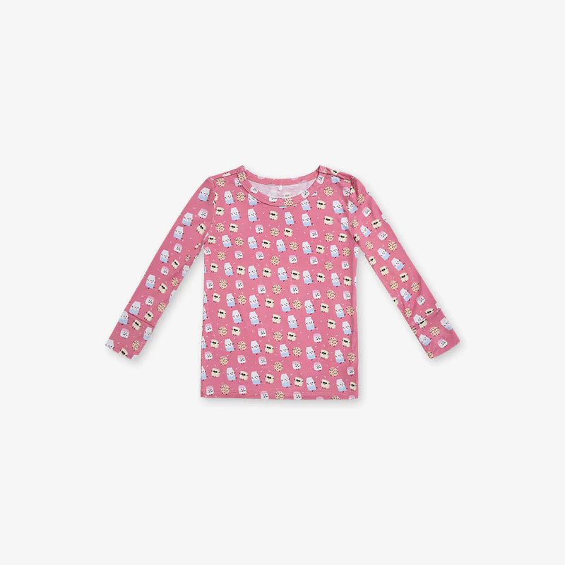 Bamboo 2 Piece PJ - Cookies & Milk - Kiddie Kips
