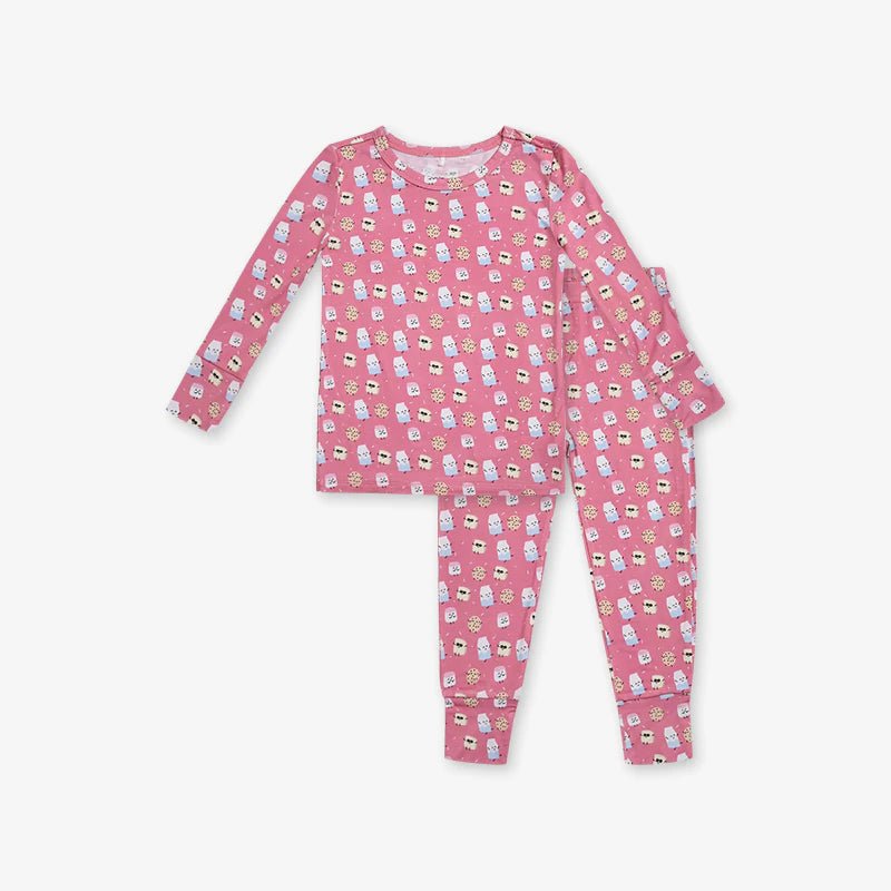Bamboo 2 Piece PJ - Cookies & Milk - Kiddie Kips