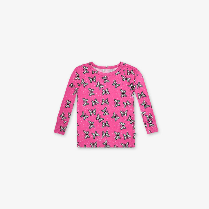 2 Piece PJ - Butterfly Print