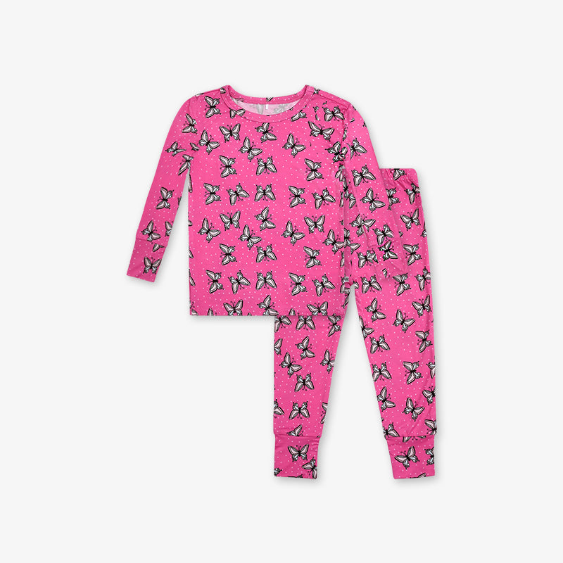 2 Piece PJ - Butterfly Print