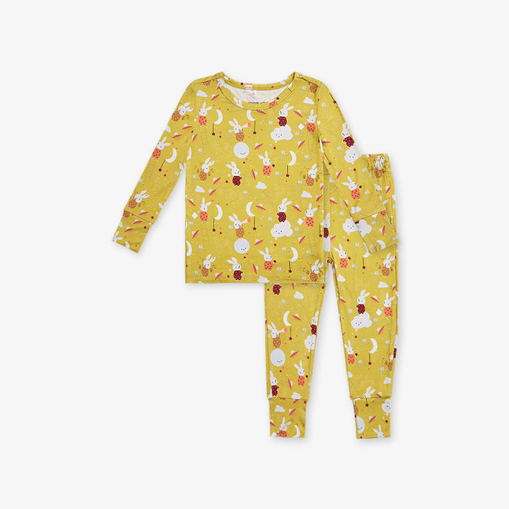 2 Piece PJ - Rabbit Print
