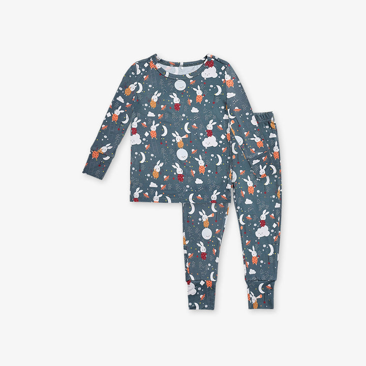 2 Piece PJ - Rabbit Print