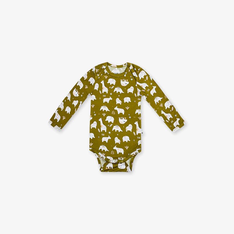 Bamboo Full Sleeve Body Suit - Safari Buddies
