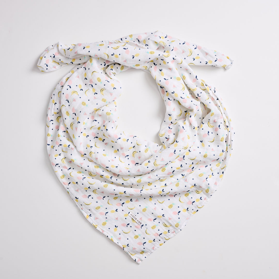 Muslin Swaddle - Fruits Print