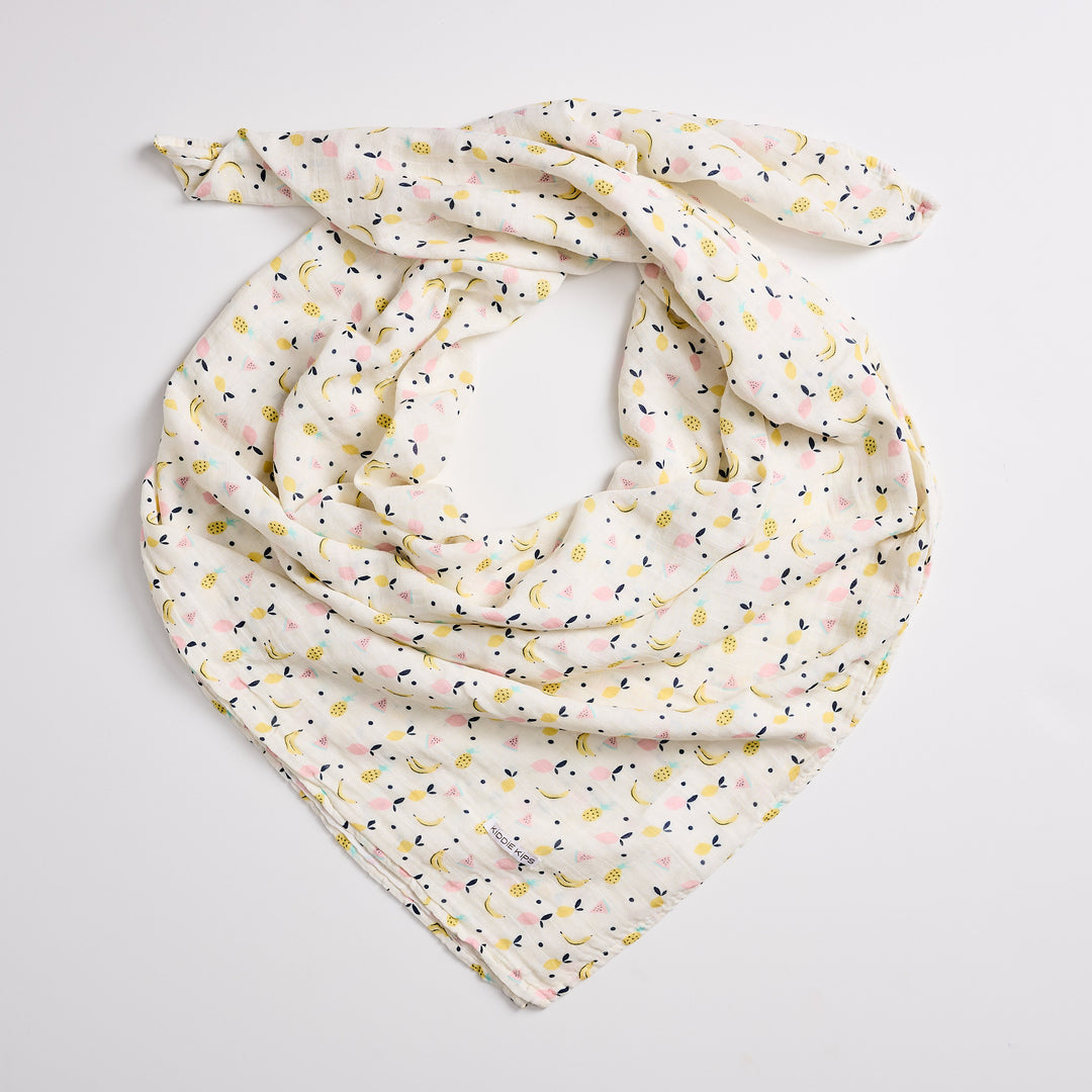 Muslin Swaddle - Fruits Print