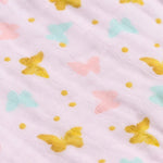 Muslin Burpy Bib - Butterfly Kisses - Kiddie Kips