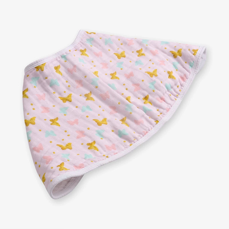 Muslin Burpy Bib - Butterfly Kisses