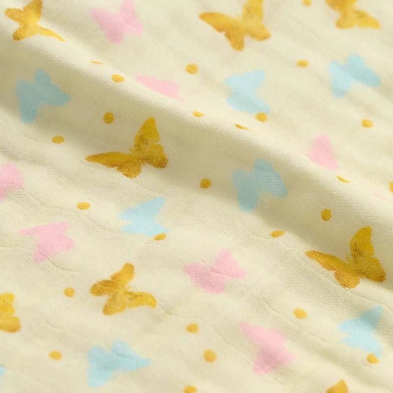 Muslin Burpy Bib - Butterfly Kisses - Kiddie Kips