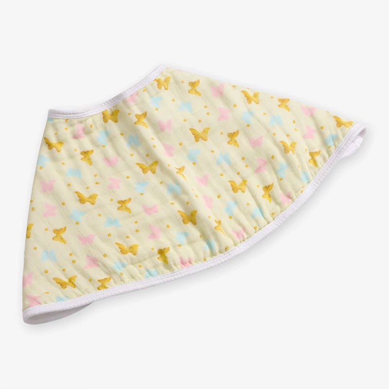 Muslin Burpy Bib - Butterfly Kisses - Kiddie Kips