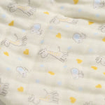 Muslin Burpy Bib - Giraffe Friends - Kiddie Kips
