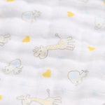 Muslin Burpy Bib - Giraffe Friends - Kiddie Kips