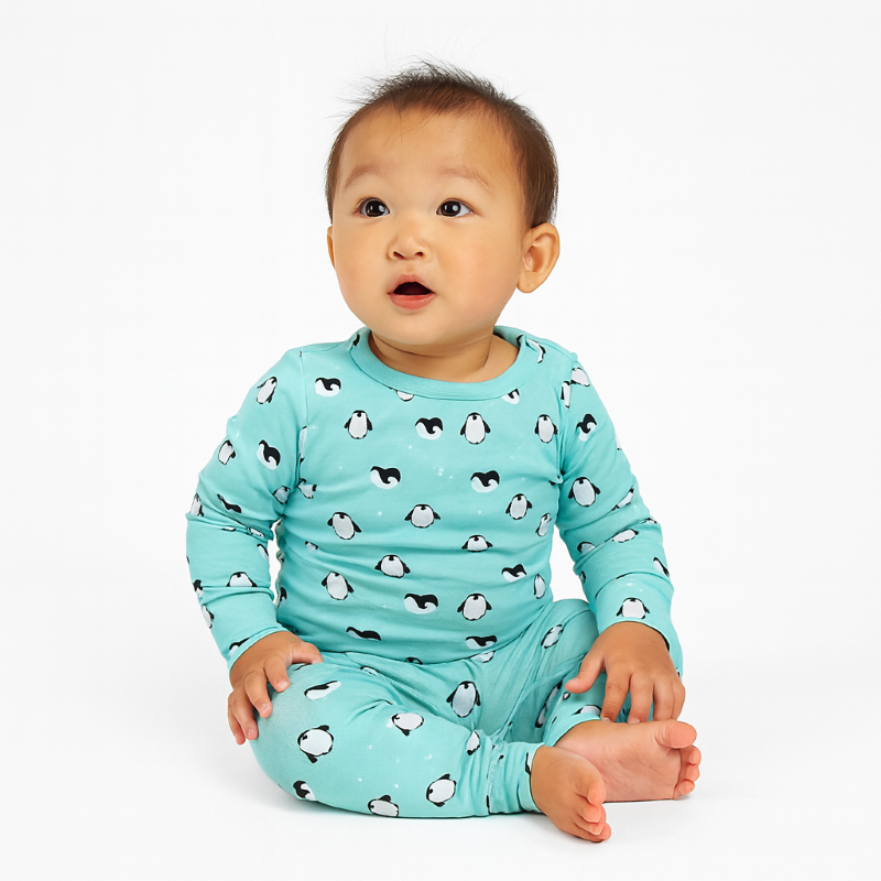 2 Piece PJ - Penguin Print