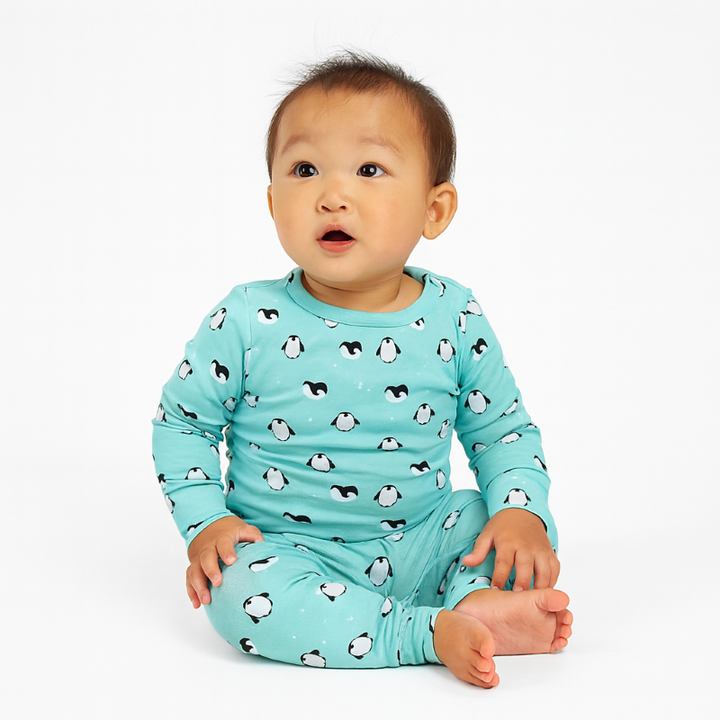 2 Piece PJ - Penguin Print