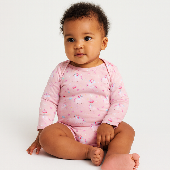 Full Sleeve Body Suit - Unicorn Print