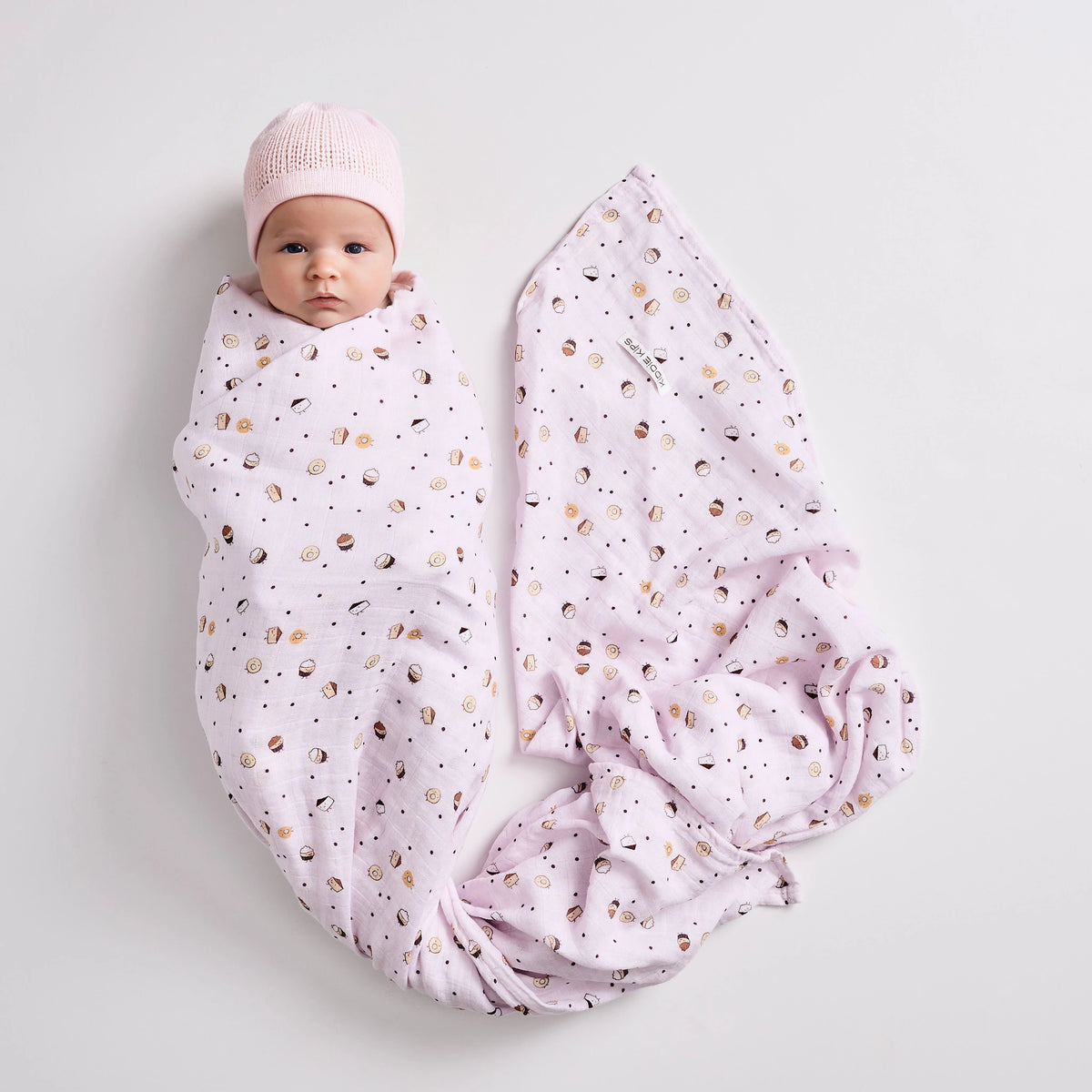 Muslin Swaddle - Donut Delight - Kiddie Kips