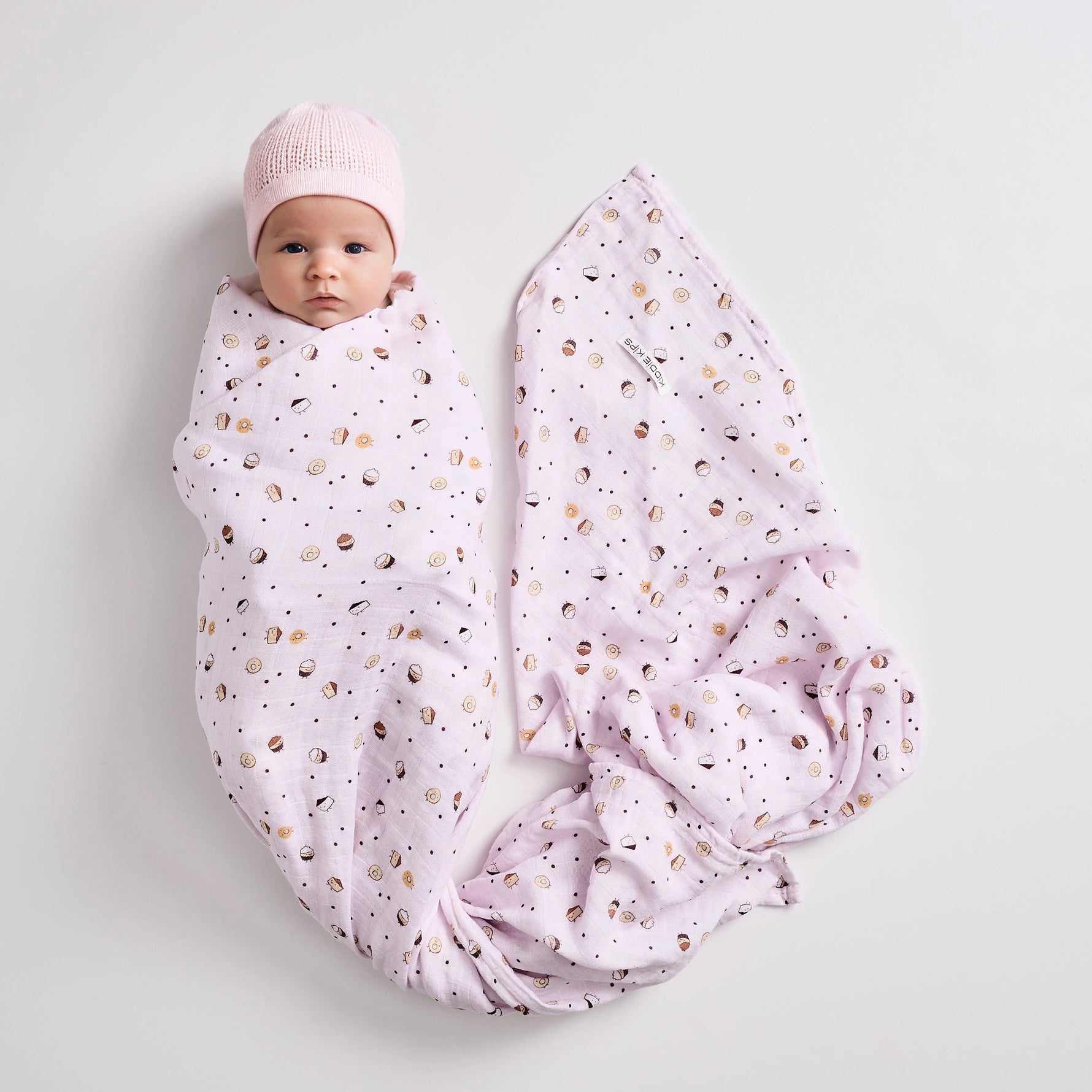 Muslin Swaddle - Donut Delight - Kiddie Kips