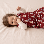 Bamboo Organic Muslin Sleep Sack - Teddy Snuggle - Kiddie Kips