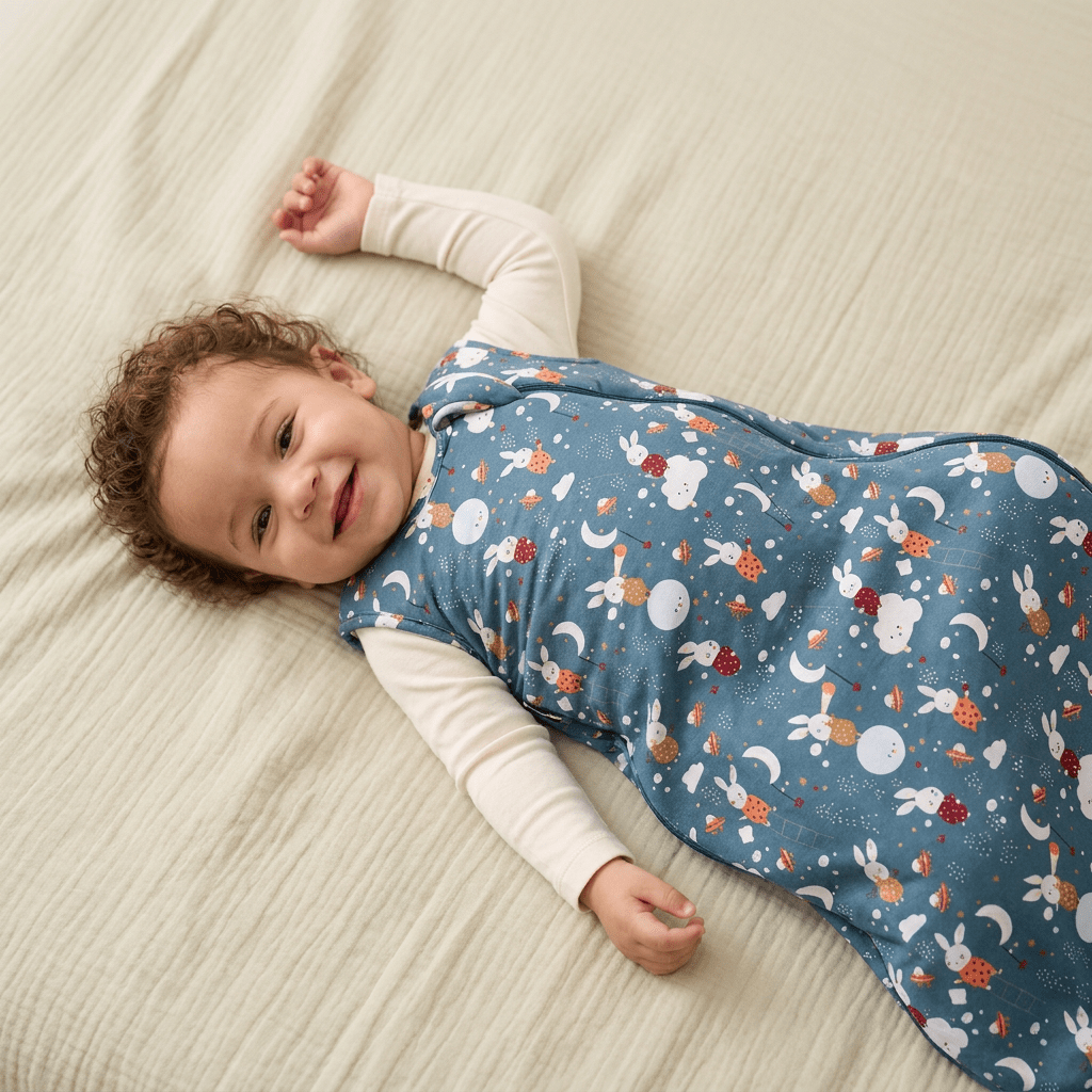 Bamboo Sleep Sack - Cozy Bunny I - Kiddie Kips