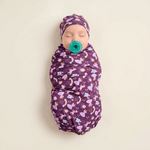 Bamboo Swaddle and Beanie - Moonlight Princess - Kiddie Kips