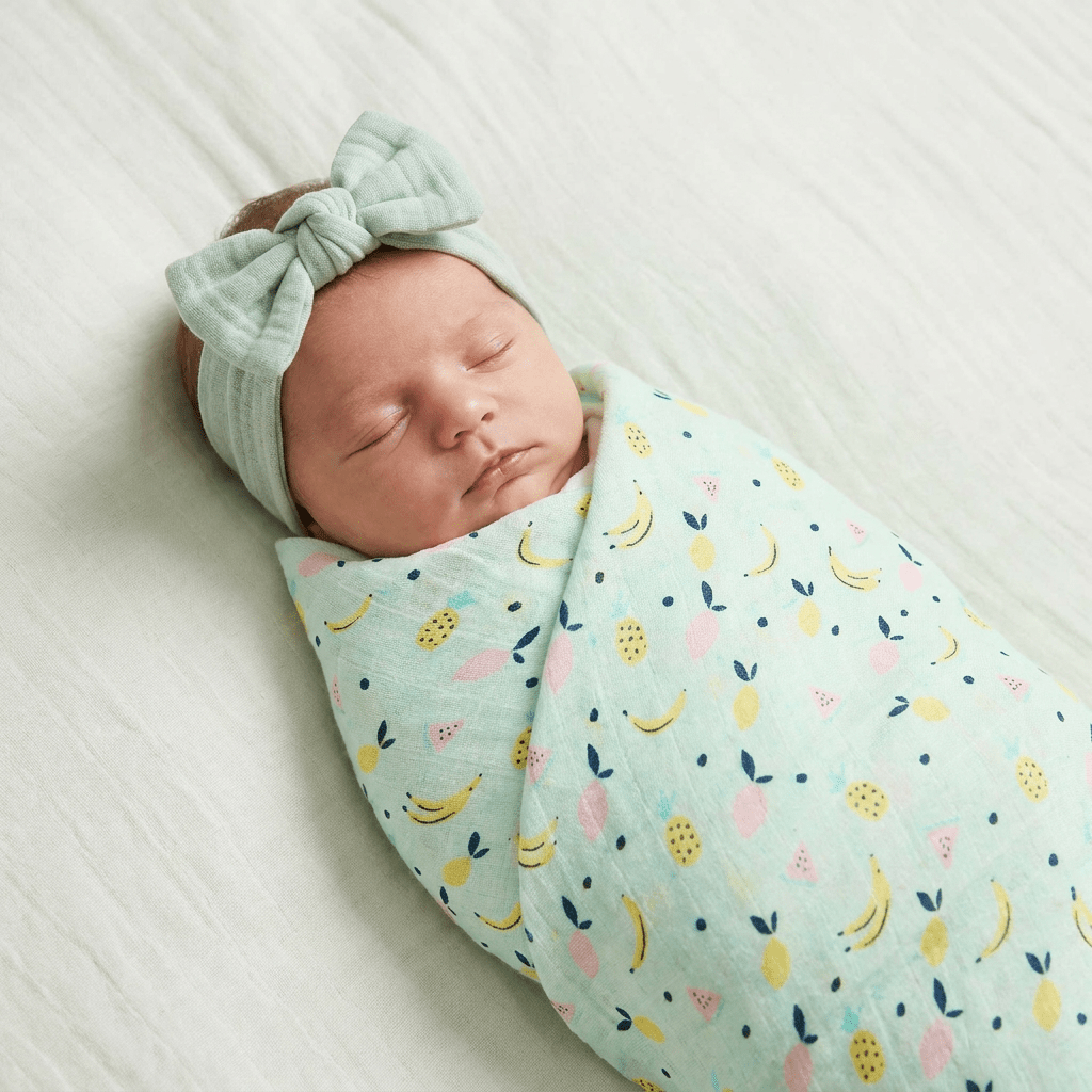 Muslin Swaddle - Citrus & Berries - Kiddie Kips