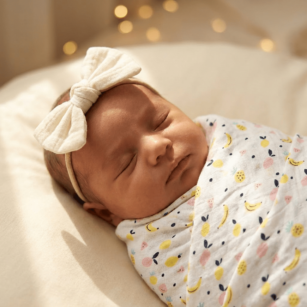 Muslin Swaddle - Citrus & Berries - Kiddie Kips