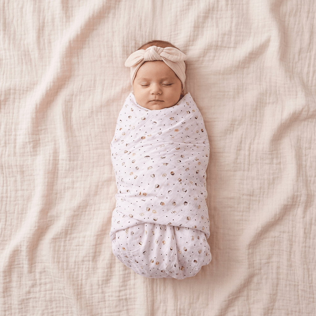 Muslin Swaddle - Donut Delight - Kiddie Kips