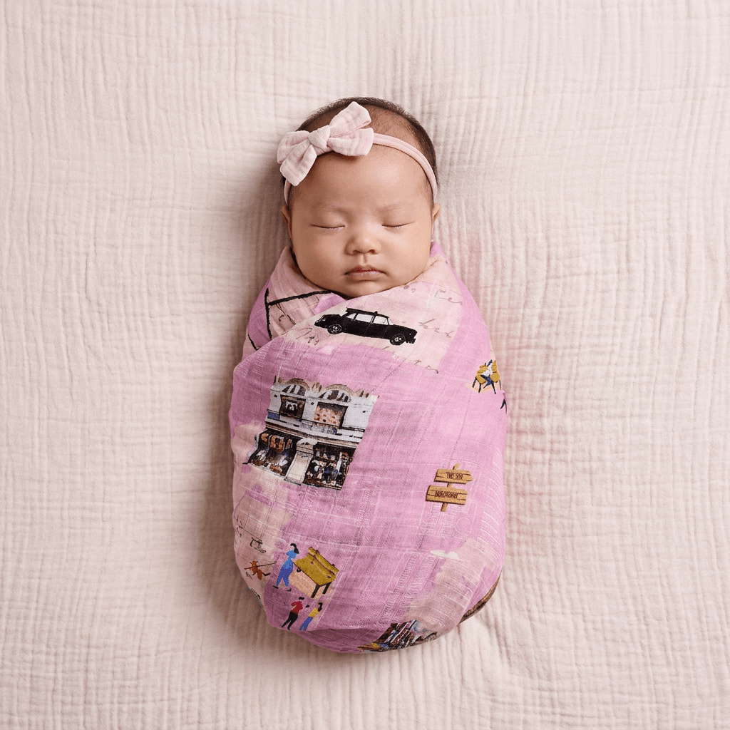 Muslin Swaddle - Little New Yorker - Kiddie Kips