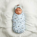 Muslin Swaddle - Rocket Galaxy - Kiddie Kips