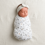 Muslin Swaddle - Rocket Galaxy - Kiddie Kips